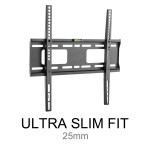 Fits Sony TV model KD-55AF8B Black Flat Slim Fitting TV Bracket