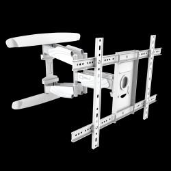 Fits Sony TV model KD-55X80L White Swivel & Tilt TV Bracket